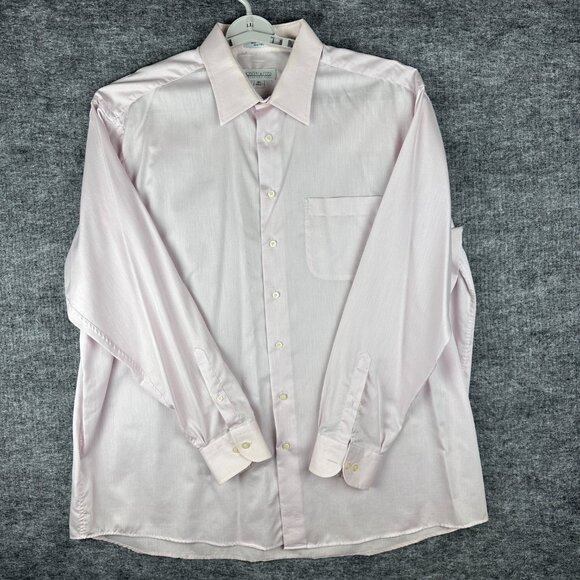Joseph & Feiss Other - Joseph & Feiss Dress Shirt Men's18.5  36/37 Light Pink, Long Sleeve, Button Up